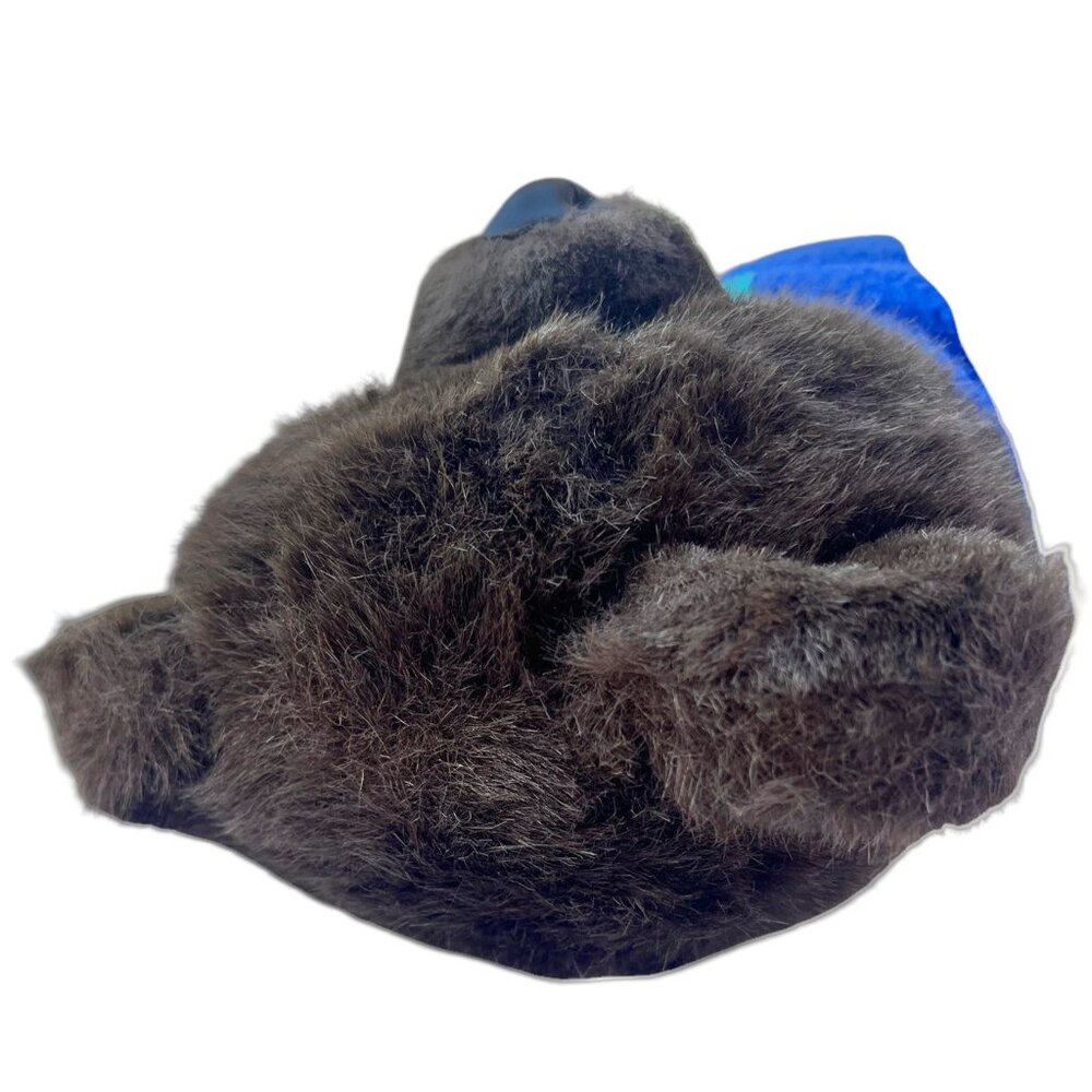 L.L. Bean Plush Bear 17" With Blue Fleece Jacket By Douglas Co Polyester Fibers - Picture 9 of 11